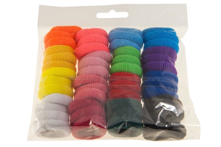 Klasyczne, kolorowe frotki