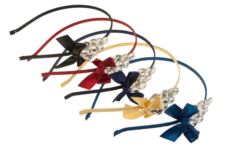Elegancka opaska z kokardą