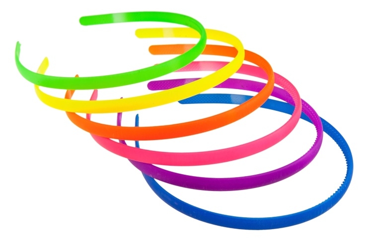 Klasyczne, kolorowe opaski