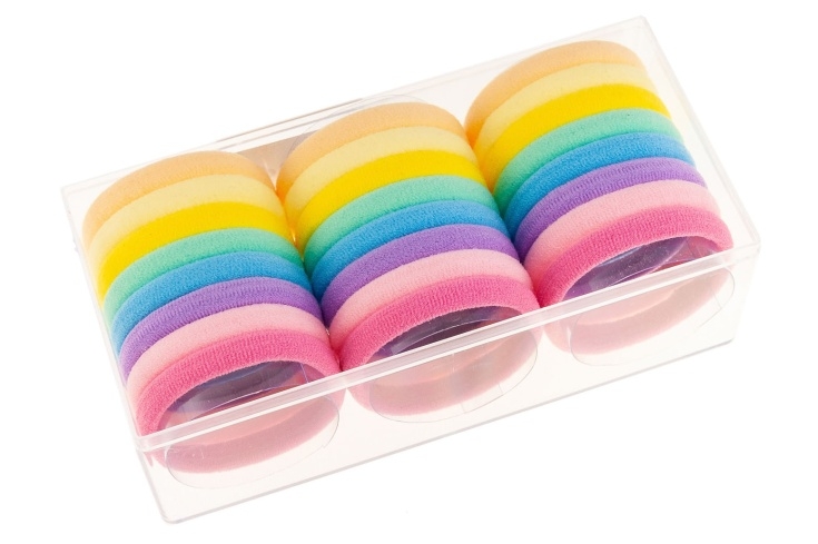 Gumki w pastelowych kolorach