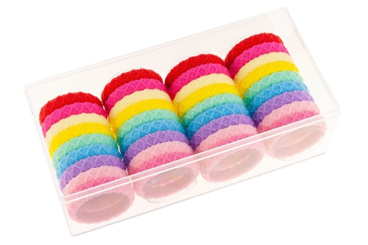 Kolorowe, malutkie gumki