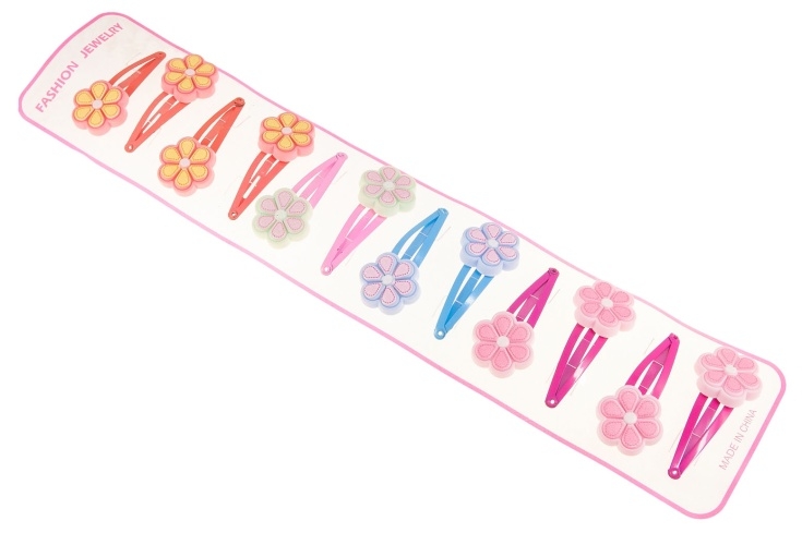 Spinki z kwiatkami
