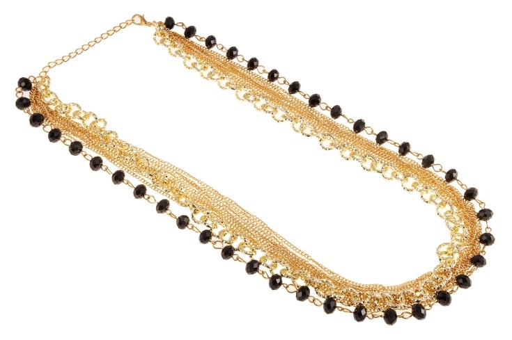 Elegancki złoty naszyjnik