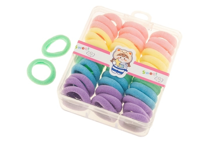 Pastelowe gumeczki w pudełku