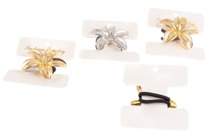 Gumka z metalowym kwiatkiem