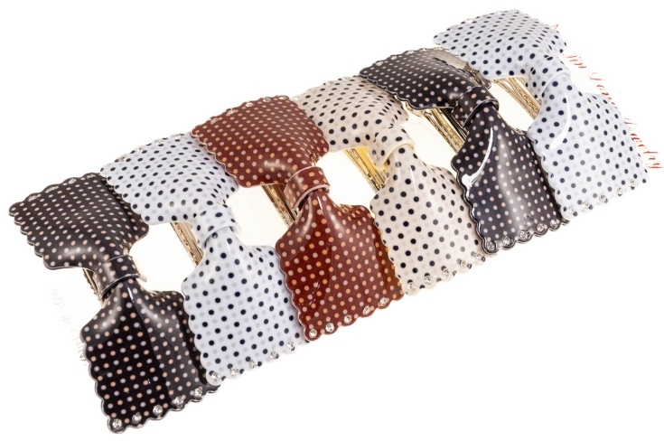 Spinki w kształcie kokard