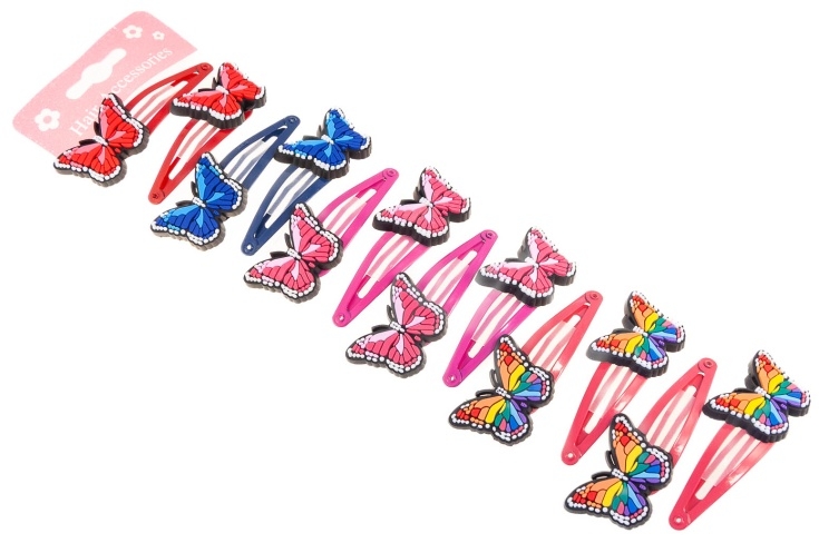 Spinki z motyklami