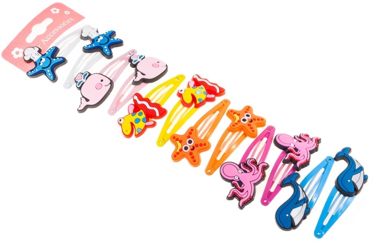 Spinki z morskimi stworzeniami