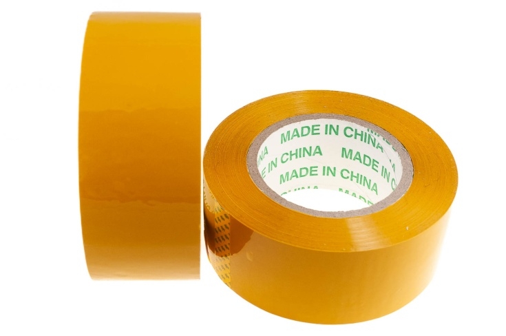 Żółta taśma klejąca