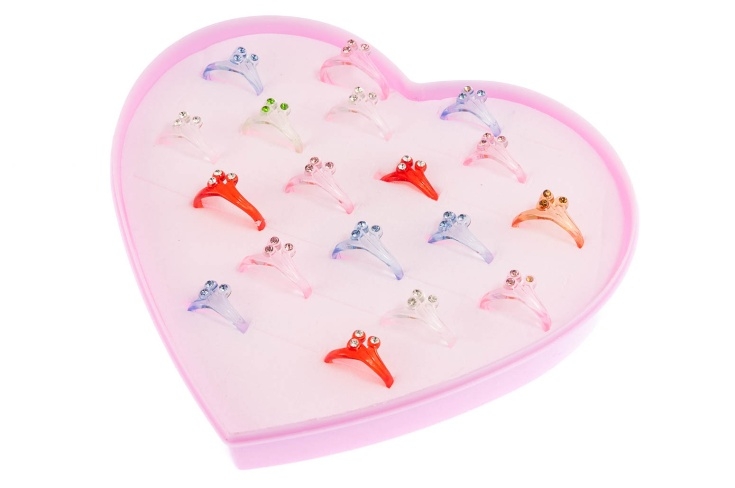 Transparentne pierścionki