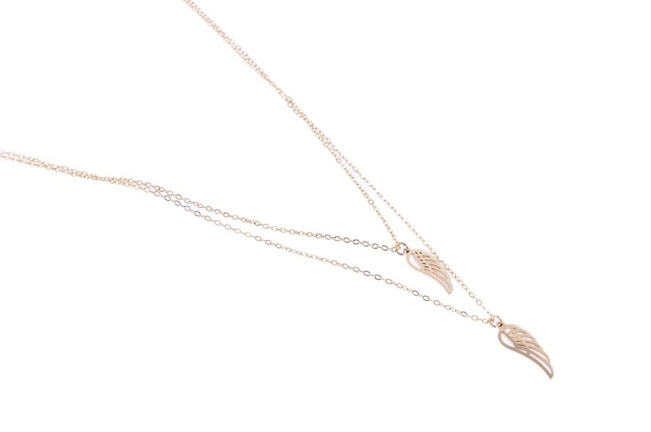 Elegancki, złoty naszyjnik