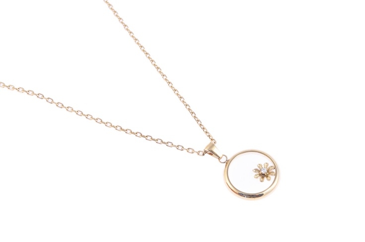 Elegancki, złoty naszyjnik