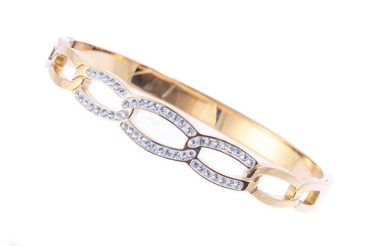 Elegancka, złota bransoletka