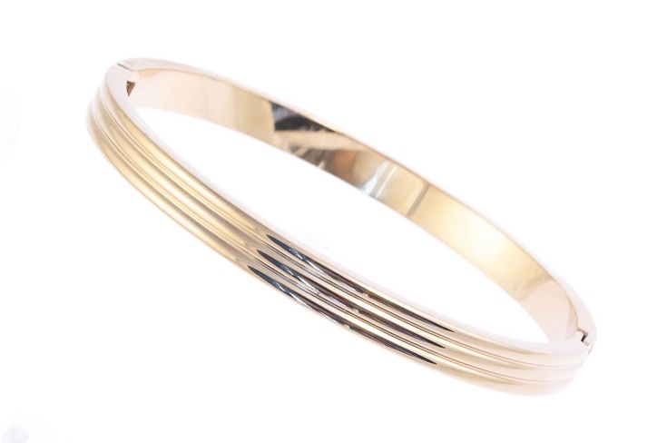 Elegancka, złota bransoletka