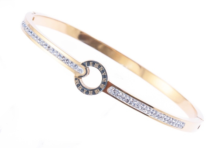 Elegancka, złota bransoletka