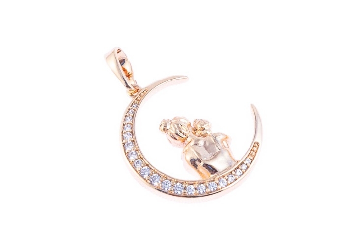 Elegancka, złota przywieszka