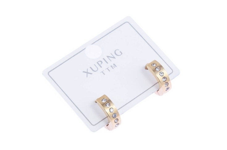 Eleganckie, złote kolczyki