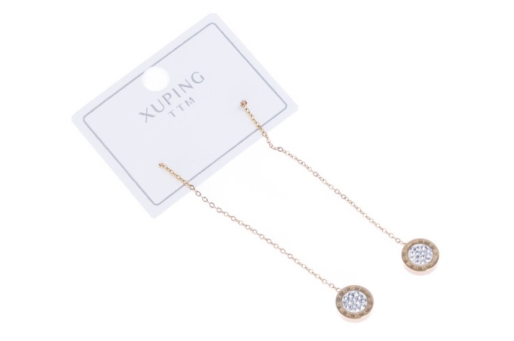 Eleganckie, złote kolczyki