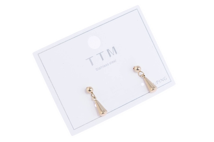 Eleganckie, złote kolczyki