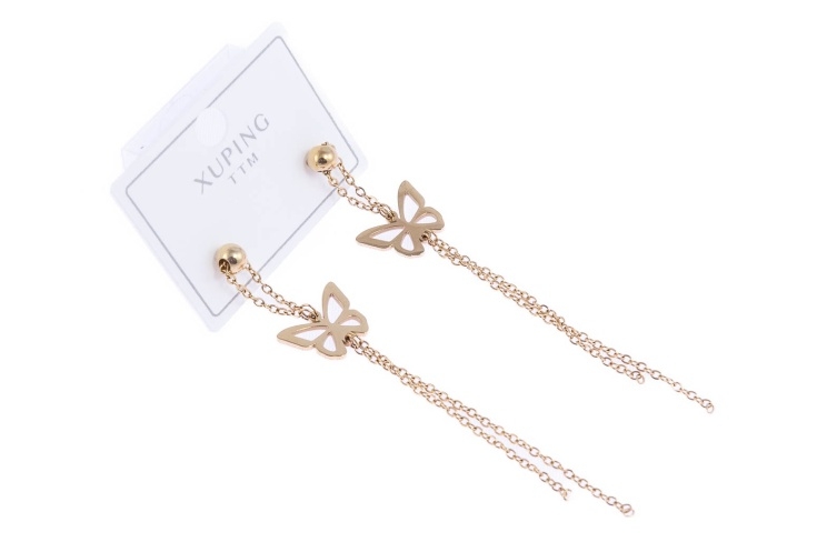 Eleganckie, złote kolczyki