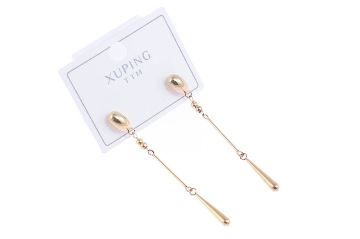 Eleganckie, złote kolczyki