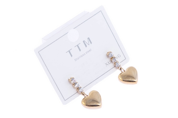 Eleganckie, złote kolczyki