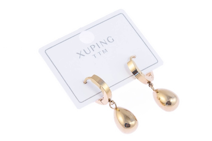 Eleganckie, złote kolczyki