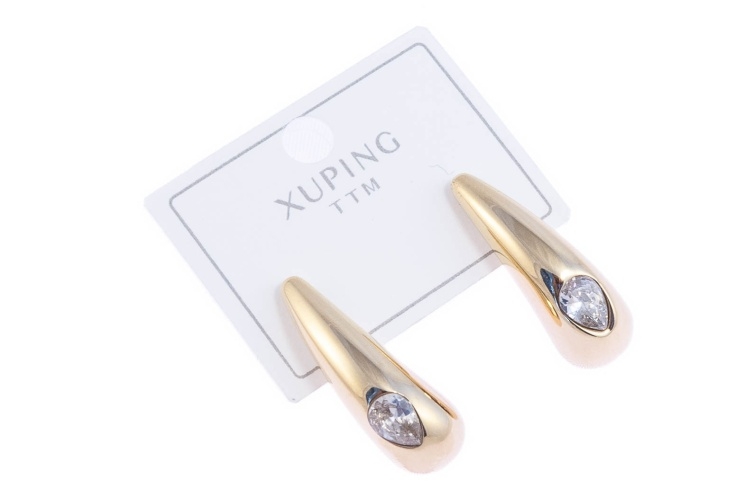 Eleganckie, złote kolczyki