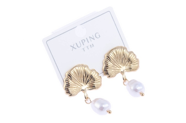 Eleganckie, złote kolczyki