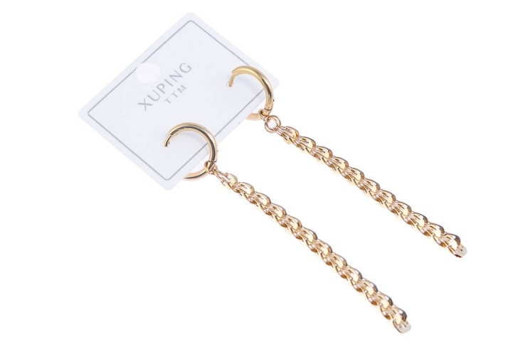 Eleganckie, złote kolczyki