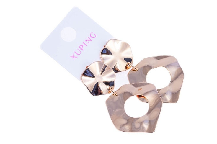 Eleganckie, złote kolczyki