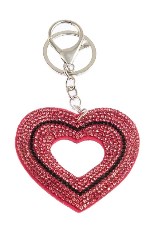Elegancki brelok serduszko