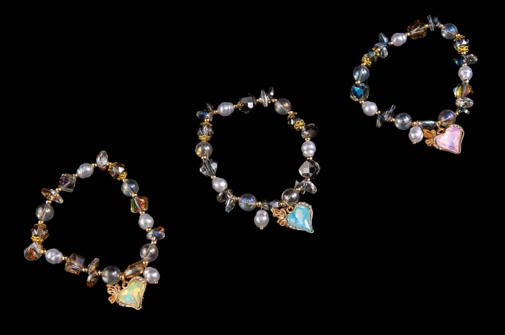 Bransoletki z serduszkami