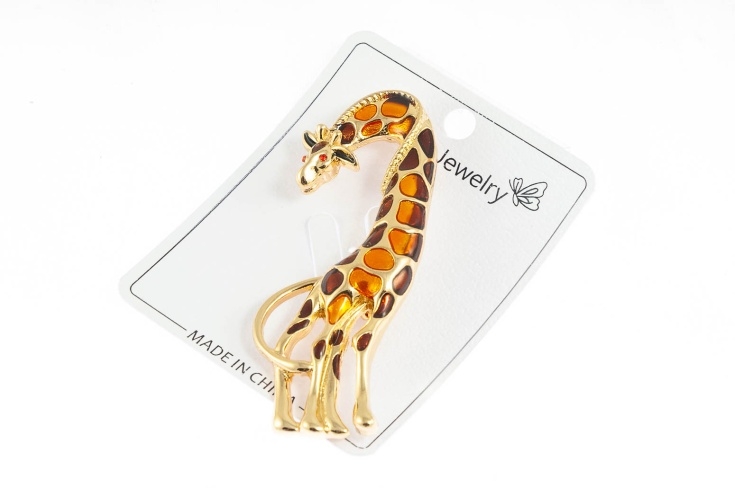 Broszka żyrafa